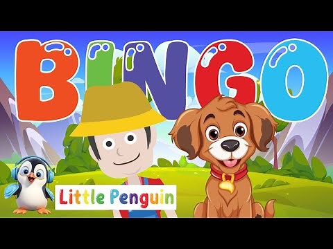 BINGO Song with Actions | Movement Rhymes for Kids | #littlepenguin