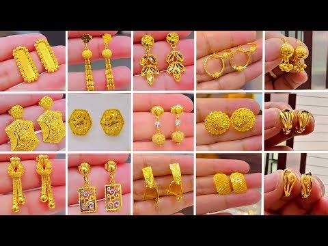300+ Gold Earring Design Under 5 gram l Gold Tops Design 2025 I Gold Studs Designs with price