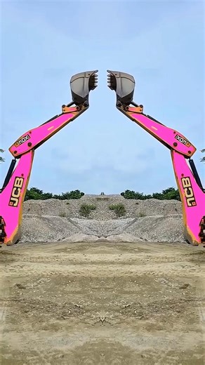 Pink crazy Jcb backhoe 🤩 #backhoe #jcb #jcbvideo