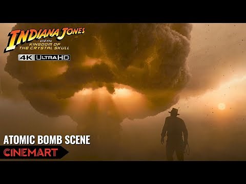 INDIANA JONES AND THE KINGDOM OF CRYSTAL SKULL (2008) | Atomic Bomb Scene | Saved the Fridge 4K UHD