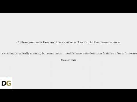 How to Change Input on Koorui Monitor – HDMIDPUSB C Source Switching