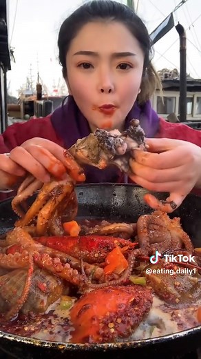 Ultimate Seafood Mukbang Experience with Fisherman