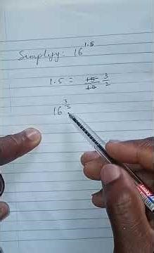 SIMPLIFYING AN EXPRESSION