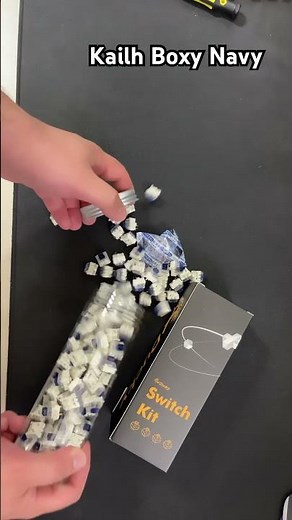 Best heavy and clicky switch Kailh Box Navy #mechanicalkeyboard