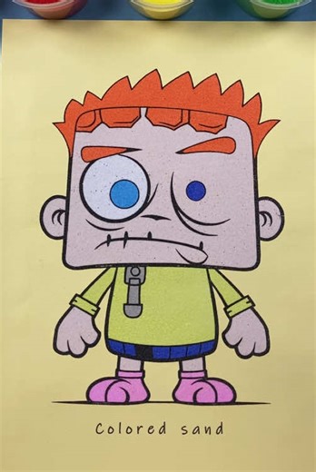 #asmrsand #colorful #sand #diy #fpy | Sand Video