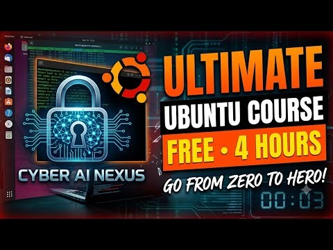 Linux Ubuntu Course for Beginners: Go From Zero to Hero! (4 Hours)#Ubuntu #LinuxForBeginners #Linux
