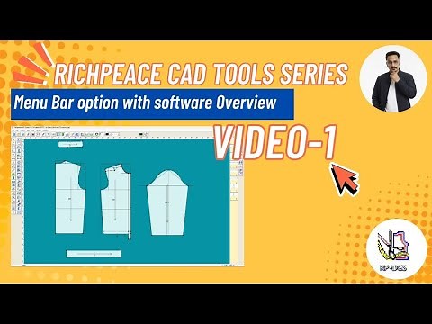 Richpeace CAD Menu Bar option with software Overview | Richpeace CAD Tools Series VIDEO 01