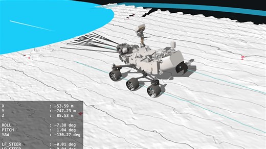 The experiment to 'specify the route of a Mars rover using AI' was successful, and Perseverance actually traveled on Mars according to Claude's plan.