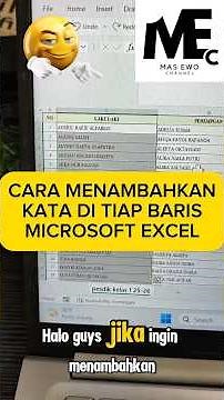 HOW TO ADD TEXT TO EVERY ROW IN MICROSOFT EXCEL‼️ #shorts #word #microsoft #excel #row