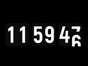 Birthday countdown 12 am....
