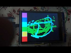 How to make digital drawing pad with Arduino tft touch screen #arduino#arduinoprojects