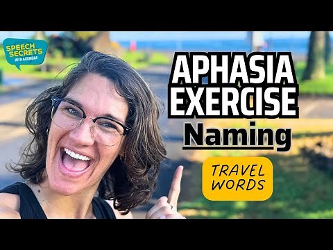 Speech Therapy at Home: Travel Word Finding - Stroke, Aphasia & Apraxia