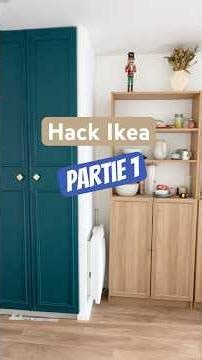Hack ikea partie 1 : on change tous les rangements ! #hack #ikea #ikeahack #bricolage #astuce