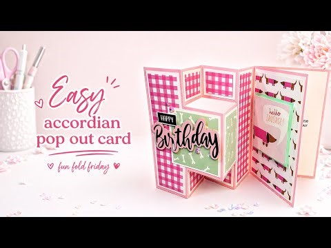 Easy Accordion Pop Out Card Tutorial | Fun Fold Friday