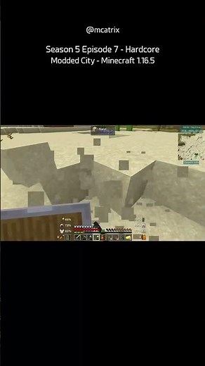 Season 5 Episode 7 - Hardcore Modded City - Minecraft 1.16.5 (Short 64)