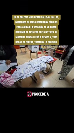 OUTRAGEOUS: Ballots torn up and polling station annulled due to lack of ink in the 2026 president...
