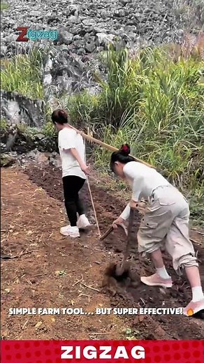 Ingenious Hand Plow That Turns Hard Soil Into Ready-to-Plant Farmland