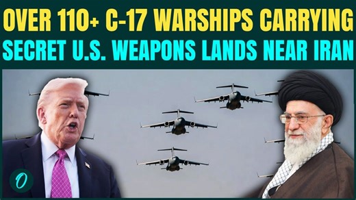 US vs Iran war begins: Trump deploys secret weapons via 110+ C-17 military aircraft to blow Iran