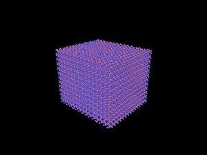 SiO2 Crystal Lattice Deformation Simulation