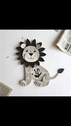 Easy Newspaper Art and Craft Ideas 📰 | DIY Recycling Crafts for Kids" #shorts