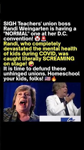 Randi Weingarten Speech Goes Viral 🚨