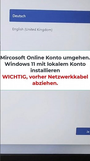Windows 11: Lokales Konto statt Microsoft-Konto nutzen #windows11installation #windows11