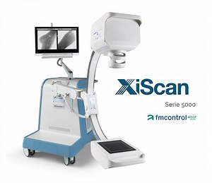 X-RAY Mobile unit XiScan 5000 Mini C-Arm with 50cm free space and pulsed Fluoroscopy FM Control