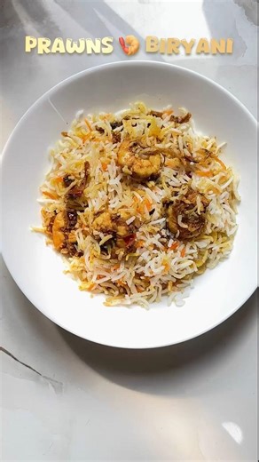 Andhra Prawns Dum Biryani 🔥 | Spicy Homemade Prawn Biryani Recipe