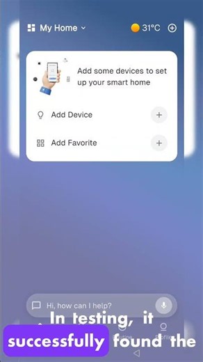 HomeClaw Android App Experience – Gateway Detection, Setup and Smart Home Control #shortvideo