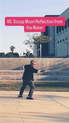 Moves 37 to 45 of the Traditional Yang Style Sword Form