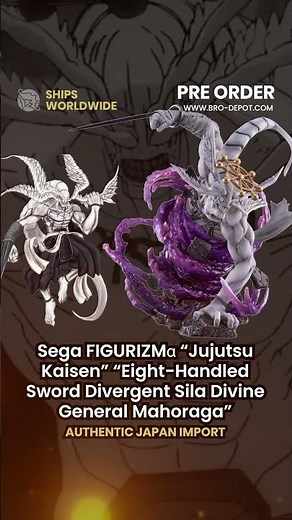 Sega FIGURIZMα “Jujutsu Kaisen” “Eight-Handled Sword Divergent Sila Divine General Mahoraga”
