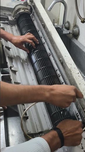 How To Clean AC Blower Fan Motor. #viral #youtubeshorts #viralvideo #shorts #trending #hvac #video