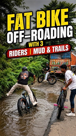Fatbike Se Pani Paar Karna Pada Mehenga! #shots #ytshorts #imranmtb #cycle #fatbike #offroading