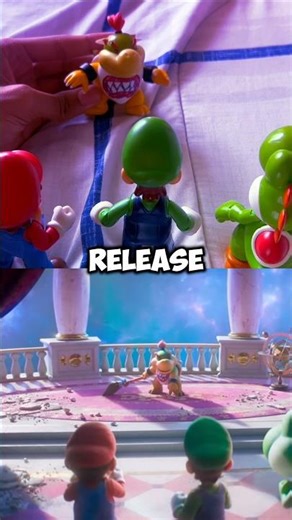 Mario, Luigi, and Yoshi vs Bowser Jr #supermario #supermariogalaxymovie
