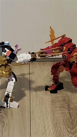 two robots are fighting#lego #robot