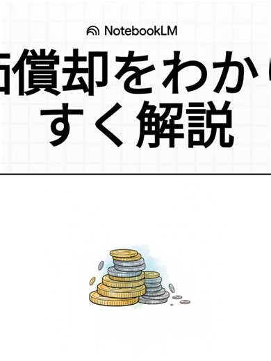 減価償却をわかりやすく解説#減価償却