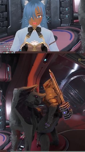 Maaril on Instagram: "Can you believe the size of this thing?! 🤯 Check out this massive Pharaoh Predasite in Warframe and let me know what you think! #warframe #gaming"