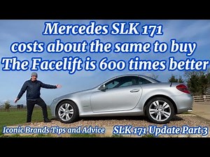 How to identify the upgraded SLK model + tips & updated car related information SLK R171 Mercedes