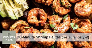 Easy Shrimp Fajitas