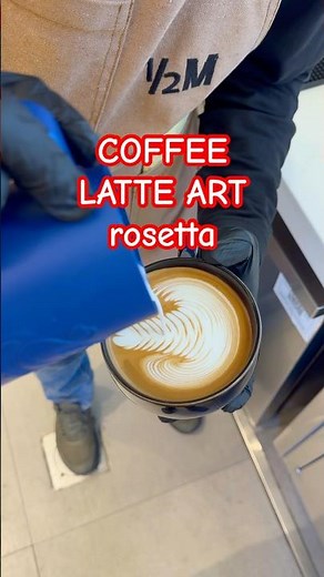 HOW TO MAKE COFFEE LATTE ART perfect rosetta #rosetta #latteart #skills #barista
