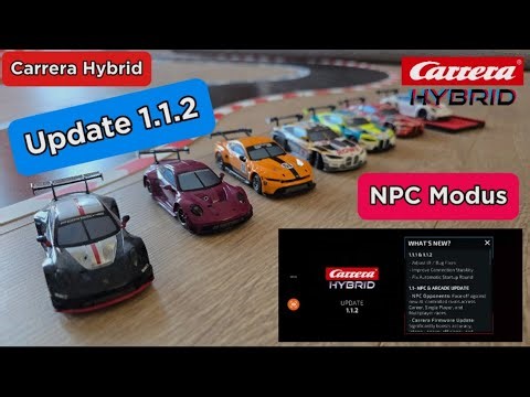 NPC Mode brings excitement to you CARERRA HYBRID UPDATE 1.1.2 - New Dashboard New Settings