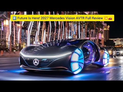 4️⃣ Future Is Here! 2027 Mercedes Vision AVTR Full Review 💥🚗