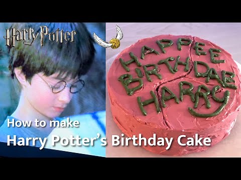 【ハリーポッター】簡単！ハグリッドのケーキの作り方解説🥣🩷｜Harry Potter Cake