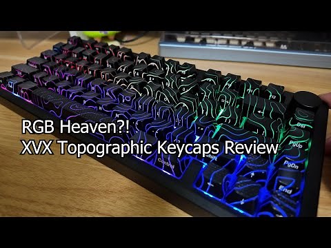 XVX Topographic Keycaps Review