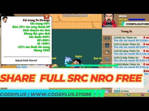Share SRC NRO Lậu Bản Mới | Full Chức Năng, Cải Trang, Map Mới Có Sự Kiện Hè All Miễn Phí | CodePlus
