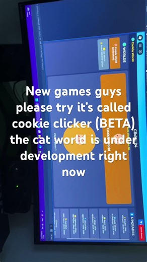 #newgame #roblox guys please try this new game called cookie clicker (BETA)