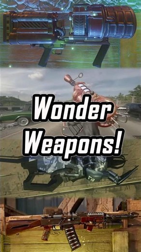 Best Call of Duty Zombies Wonder Weapons!