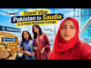 ✈️ Karachi to Jeddah Travel Vlog 2026 🇵🇰🇸🇦 | VIP Business Lounge Experience | Bye Bye Karachi ❤️