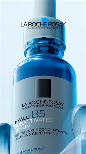 INNOVATION ! Découvrez la nouvelle formule du Sérum Hyalu B5 maintenant Suractivé avec 4 acides hyaluroniques. | La Roche-Posay