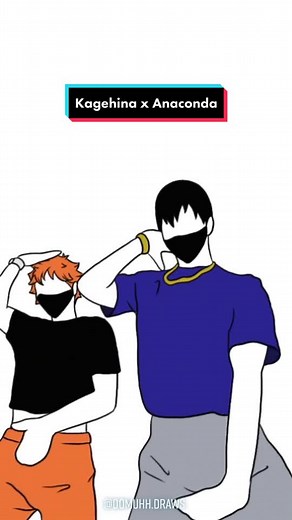 Kagehina❤️ Hope you like! Dance ref: @kevintristan99 #haikyuu #haikyuuanimation #kagehina #haikyuudance #kageyamatobio #hinatashoyo #rotoscope #anime